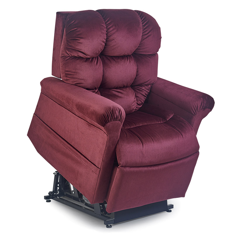 Santa-Ana reclining seat lift chair recliner leather heat massage